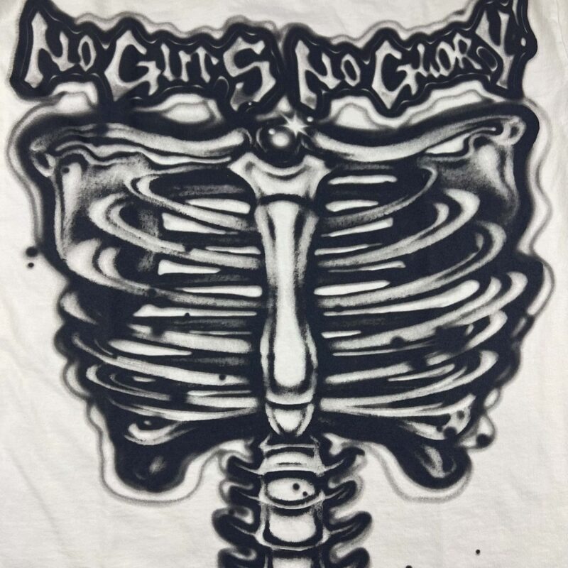 Hellstar Airbrushed Bones Long Sleeve T-Shirt
